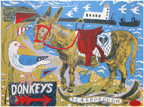 Scarborough Donkey - Mark Hearld - St. Jude's Prints