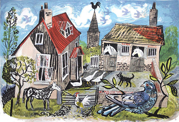 Smallholding - Mark Hearld - St. Jude's Prints