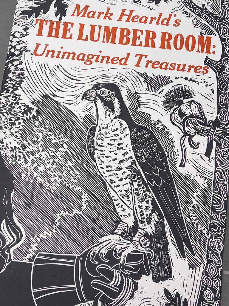 The Lumber Room: Unimagined Treasures Letterpress Poster - Mark Hearld - St. Jude's Prints