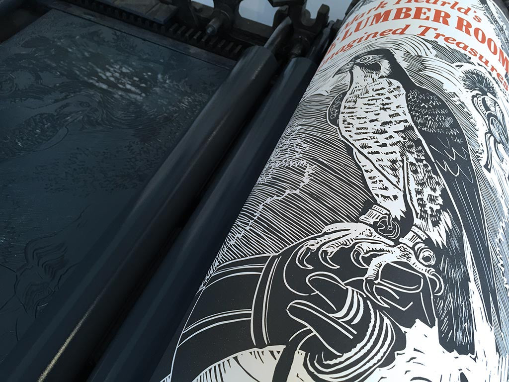 The Lumber Room: Unimagined Treasures Letterpress Poster - Mark Hearld - St. Jude's Prints
