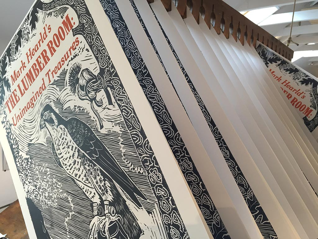 The Lumber Room: Unimagined Treasures Letterpress Poster - Mark Hearld - St. Jude's Prints