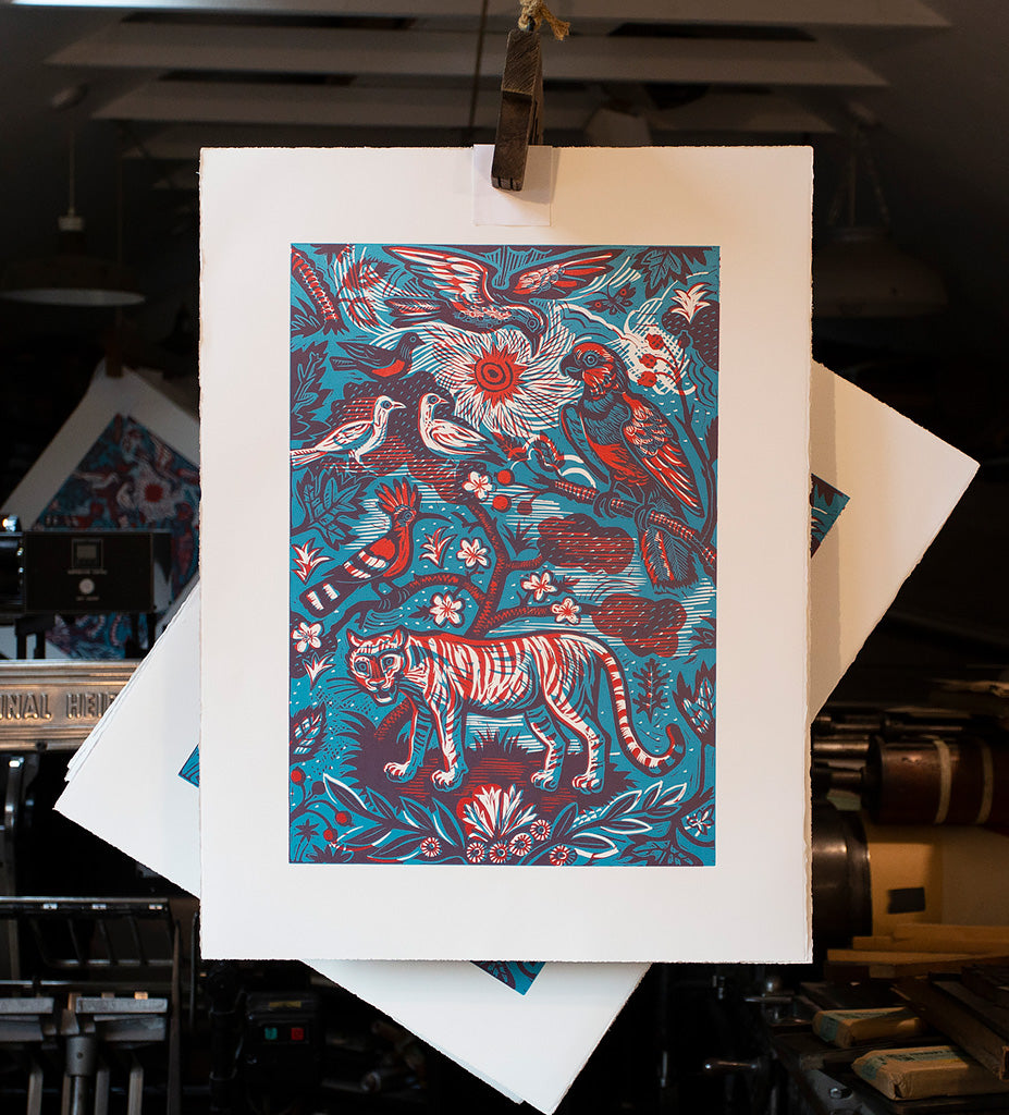 Tyger Tyger - Mark Hearld - St. Jude's Prints