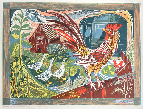 Rooster & Railway Carriage