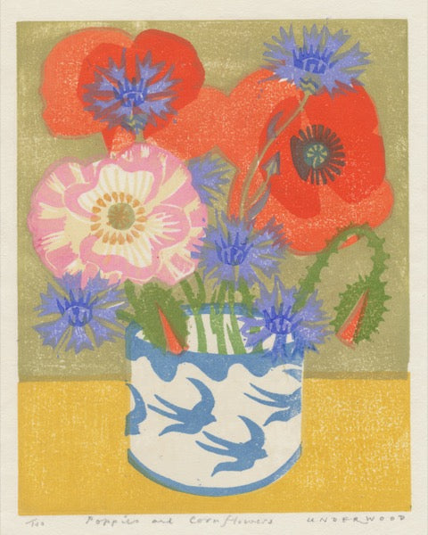 Poppies and Cornflowers - Matt Underwood - St. Jude's Prints