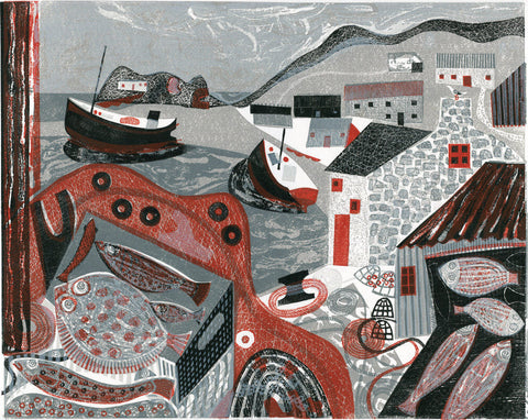 Fish on the Quay - Melvyn Evans - St. Jude's Prints