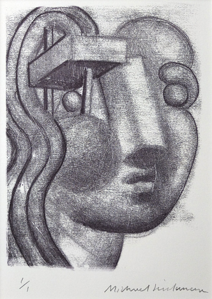 Cubist Head - Michael Kirkman - St. Jude's Prints