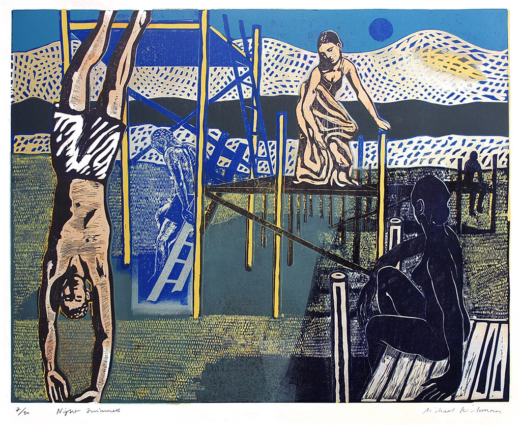 Night Swimmers 7/30 - Michael Kirkman - St. Jude's Prints