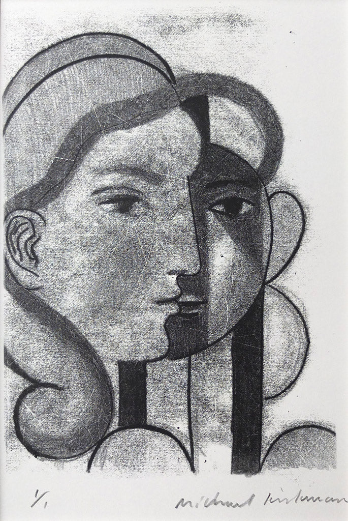 Semi-Cubist Head - Michael Kirkman - St. Jude's Prints