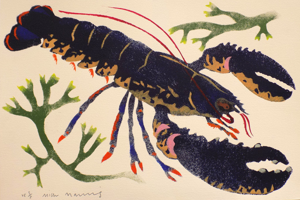 Lively Lobster - Mick Manning - St. Jude's Prints