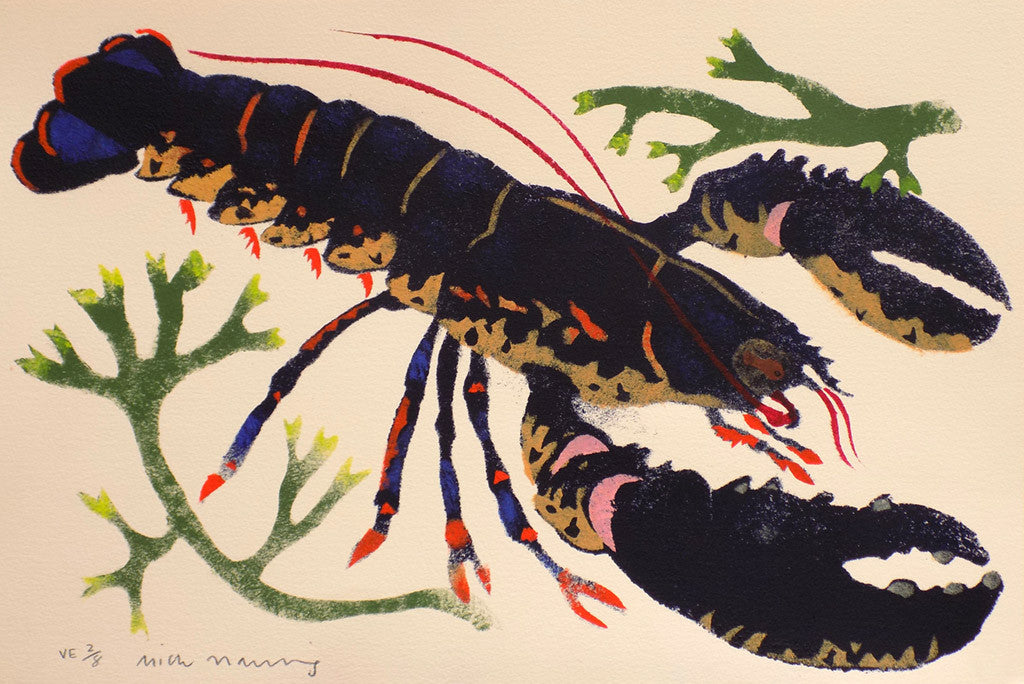 Lively Lobster - Mick Manning - St. Jude's Prints