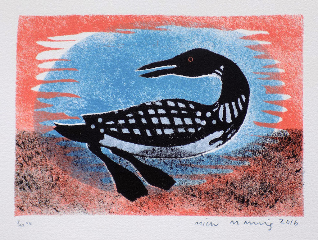 Loon's Dream - Mick Manning - St. Jude's Prints