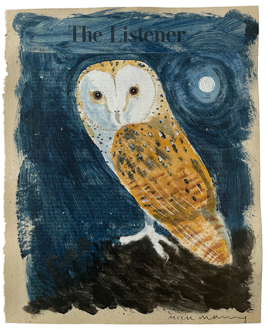 Moonlight Listener - Mick Manning - St. Jude's Prints
