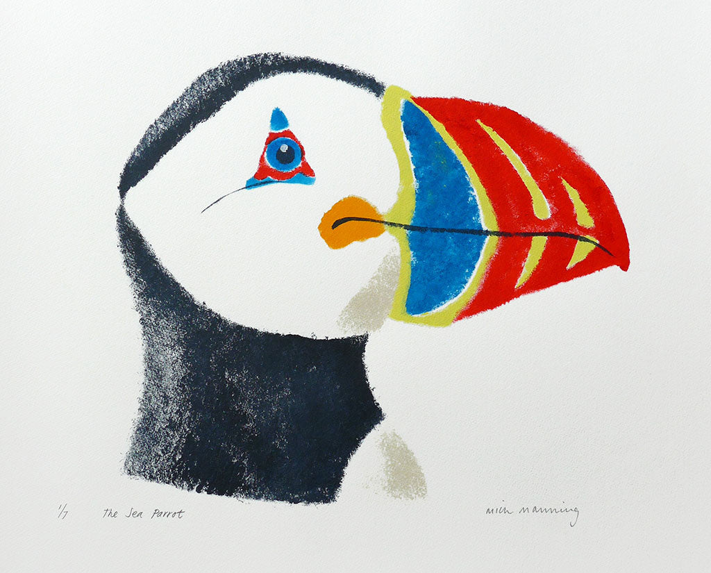 Sea Parrot 1/7 - Mick Manning - St. Jude's Prints