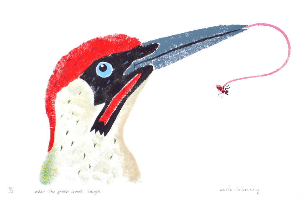 When the Green Woods Laugh 3/8 - Mick Manning - St. Jude's Prints