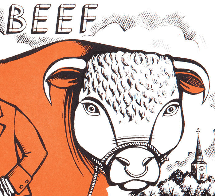 British Beef - Paul Bommer - St. Jude's Prints