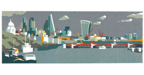 City of London - Grey - Paul Catherall - St. Jude's Prints