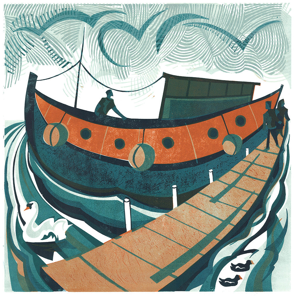 Investigating Boats - Paul Cleden - St. Jude's Prints