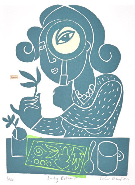 Lady Botanist - Peter Clayton - St. Jude's Prints
