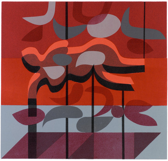 Red Form Shadows - Peter Green - St. Jude's Prints