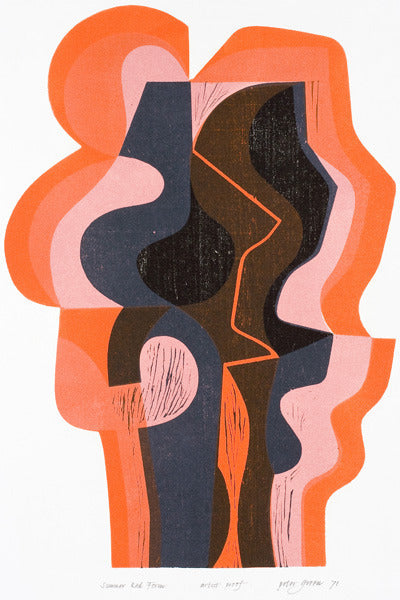 Summer Red Form - Peter Green - St. Jude's Prints
