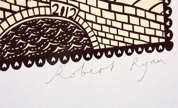 All of the Thoughts (Woman/Woman) - Rob Ryan - St. Jude's Prints