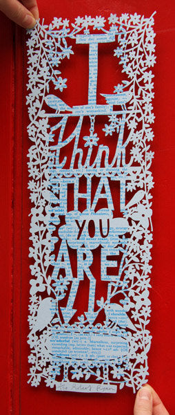 I Think That You Are Wonderful - Rob Ryan - St. Jude's Prints
