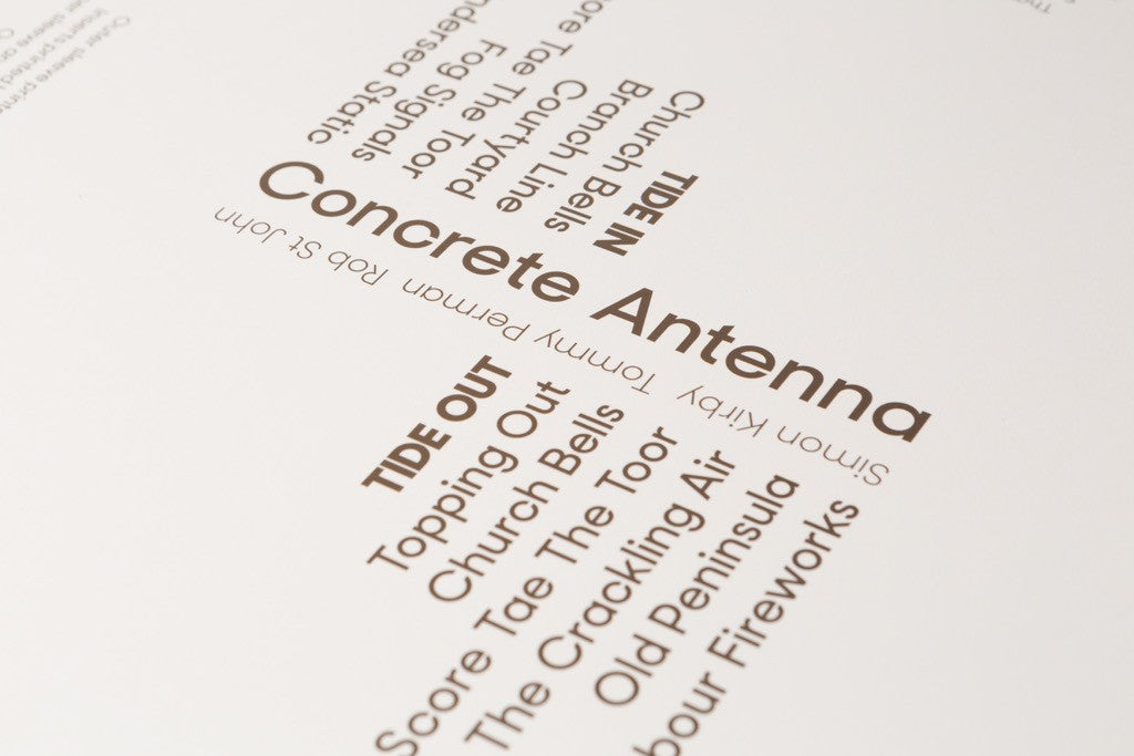 Concrete Antenna - Tommy Perman, Simon Kirby and Rob St. John - St. Jude's Prints