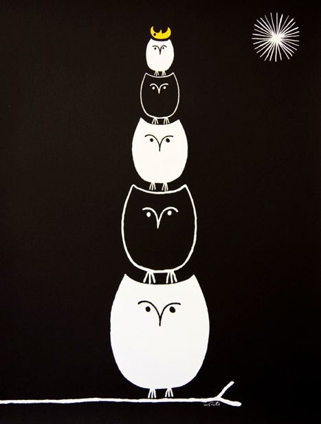 Family of Owls - Wayne Pate - St. Jude's Prints
